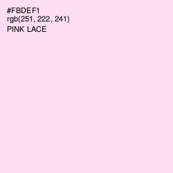 #FBDEF1 - Pink Lace Color Image